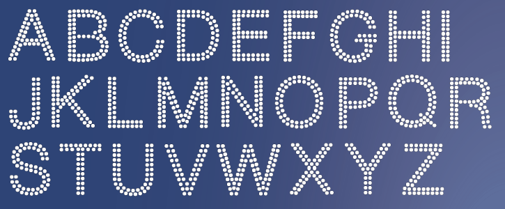 football font letters